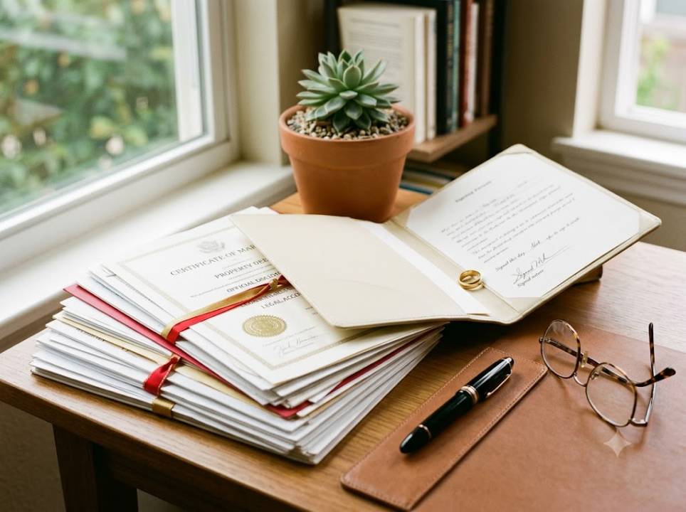 Der Papierkrieg vor einer Hochzeit im Ausland